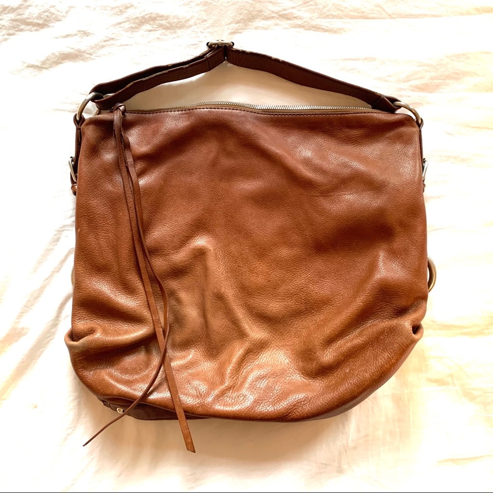 Banana Republic leather shoulder bag in camel